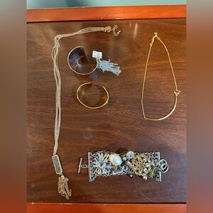 Elegant Gold and Silver Jewelry Set